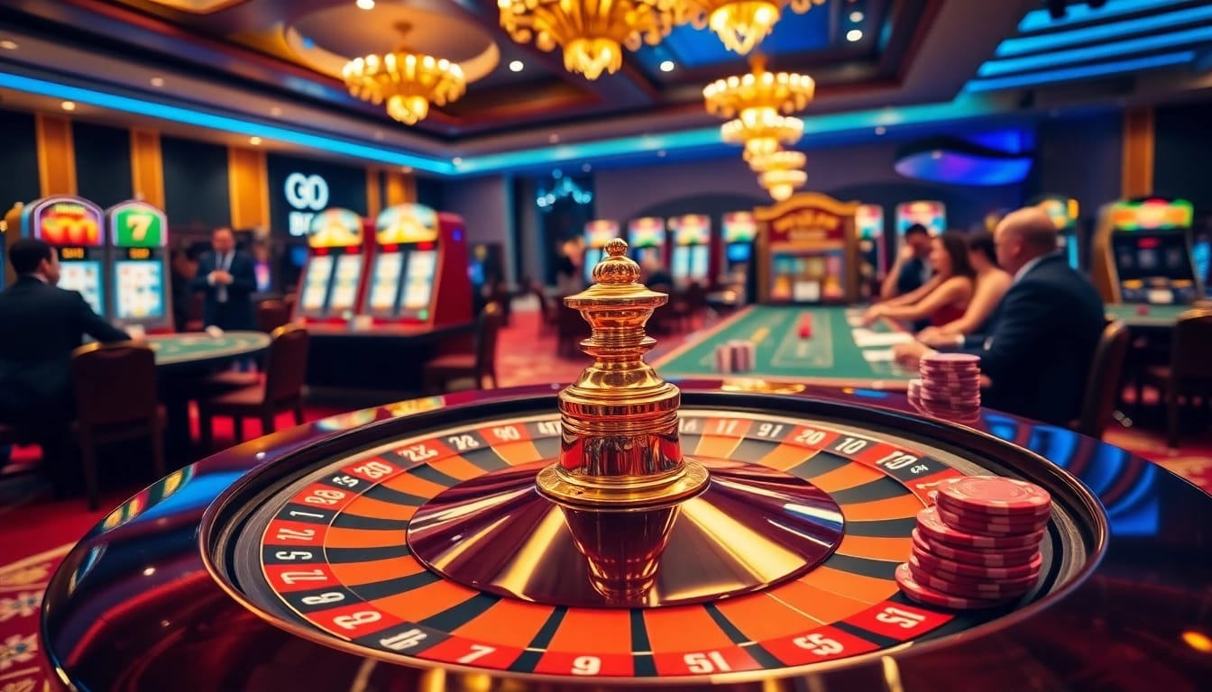 Experience thrilling gambling excitement at go88 .com with roulette wheels and poker tables.