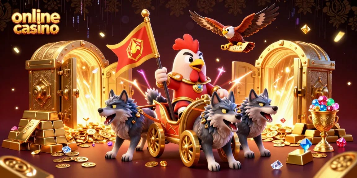 Experience the thrill of an online casino with dynamic 3D characters and rich treasure elements