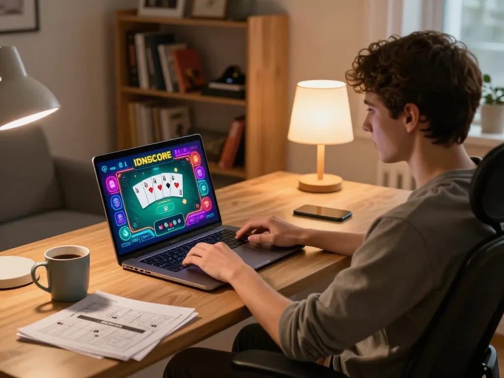 IDNSCORE online gaming session illuminate strategy and excitement with home comforts