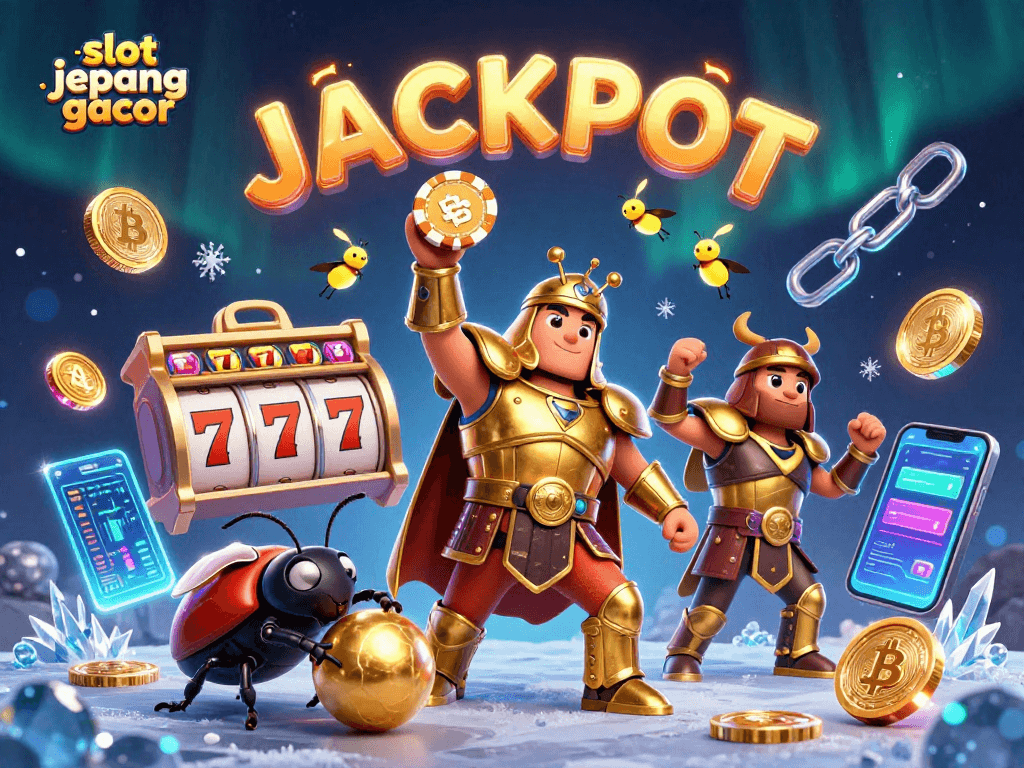 Engage with slot jepang gacor and experience a thrilling jackpot adventure in vibrant 3D.