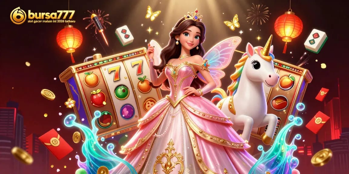 Play exciting slots at bursa777 slot gacor malam ini 2026 terbaru featuring vibrant characters and jackpot elements.