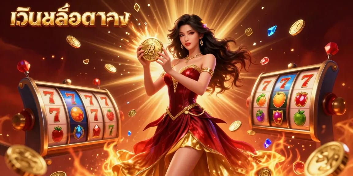 Experience thrilling jackpots and slot action with เว็บสล็อตตรง in a vibrant casino scene.