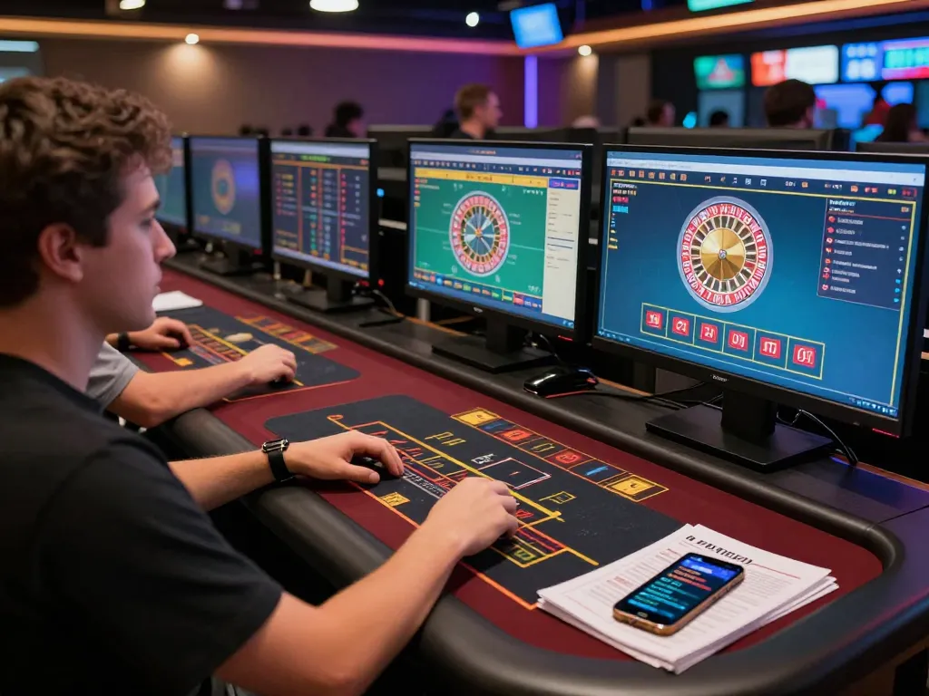 Engaging online gaming experience at du88 with live roulette and blackjack interfaces.