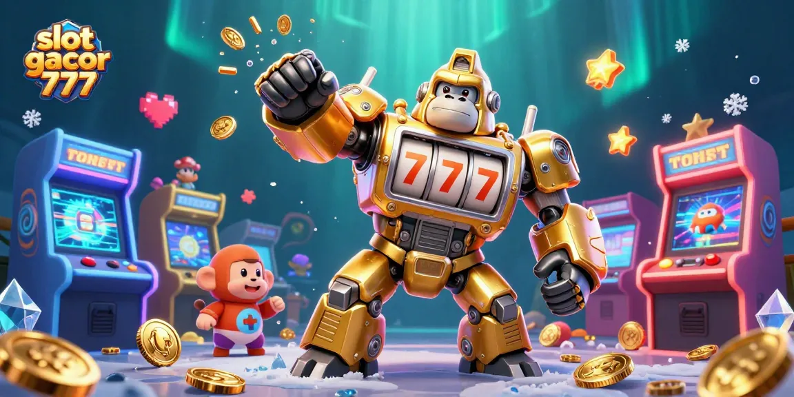 Experience thrilling gameplay with slot gacor 777 in a vibrant, detailed casino scene.