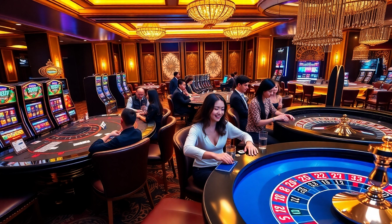 Experience high-stakes gaming excitement at 68VIP with luxurious casino elements.