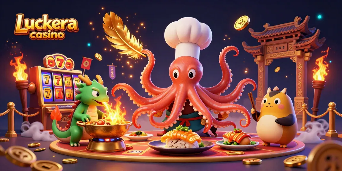 Engage with vibrant action scenes at Luckera casino featuring 3D characters and dynamic game elements.
