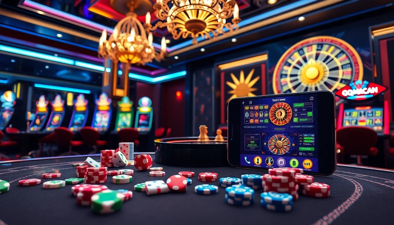 Experience thrilling gaming with QQMacan’s vibrant slot machines and elegant casino atmosphere.