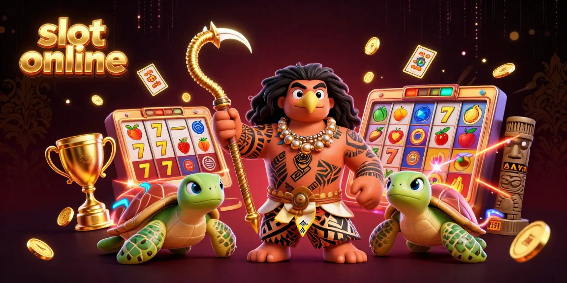Menangkan pengalaman slot online dengan demigod Maui dan simbol beruntung.