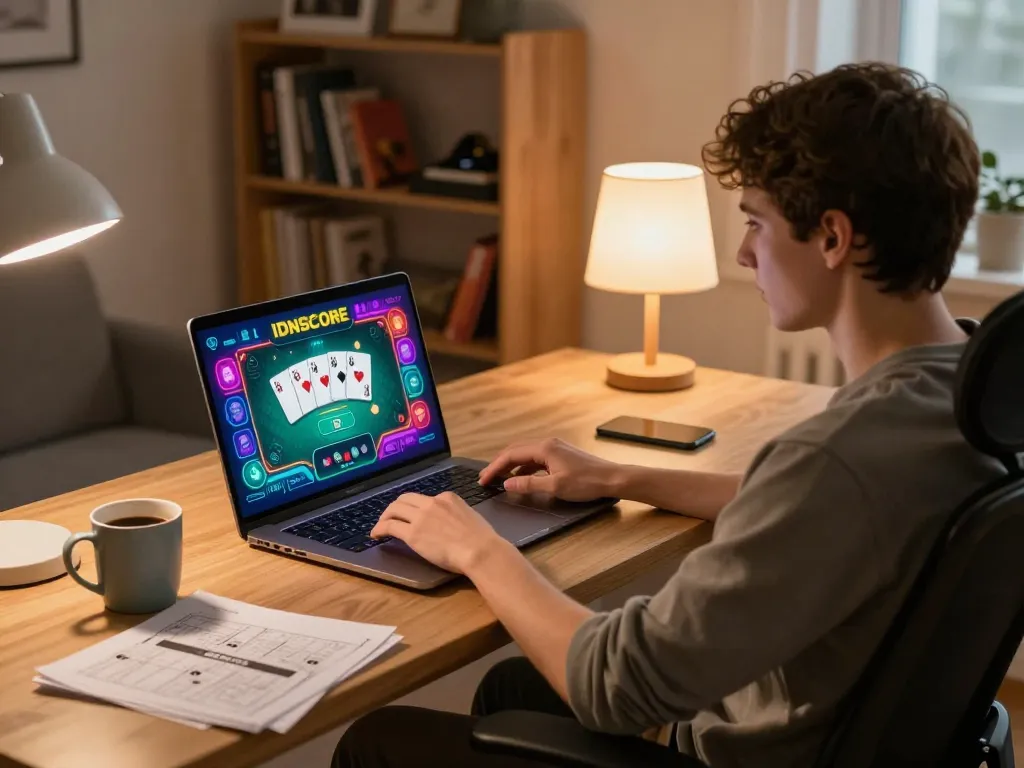 IDNSCORE online gaming session illuminate strategy and excitement with home comforts