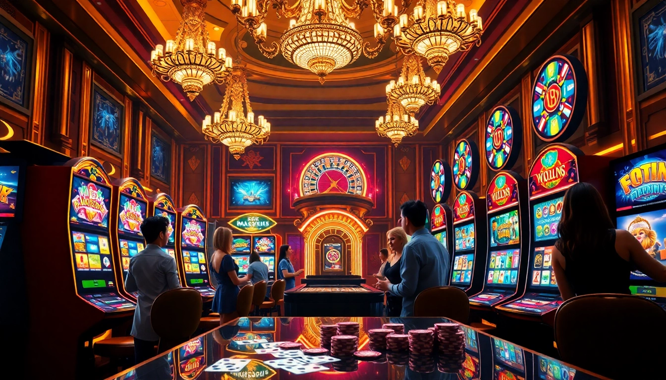 Experience the excitement of gambling with popular slot machines at https://l567.tech/ at a vibrant casino.