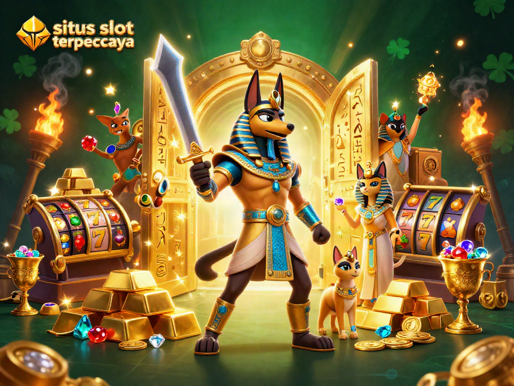 Gambarkan pengalaman situs slot terpercaya dengan kemenangan yang berkilau dalam ilustrasi 3D yang menakjubkan.