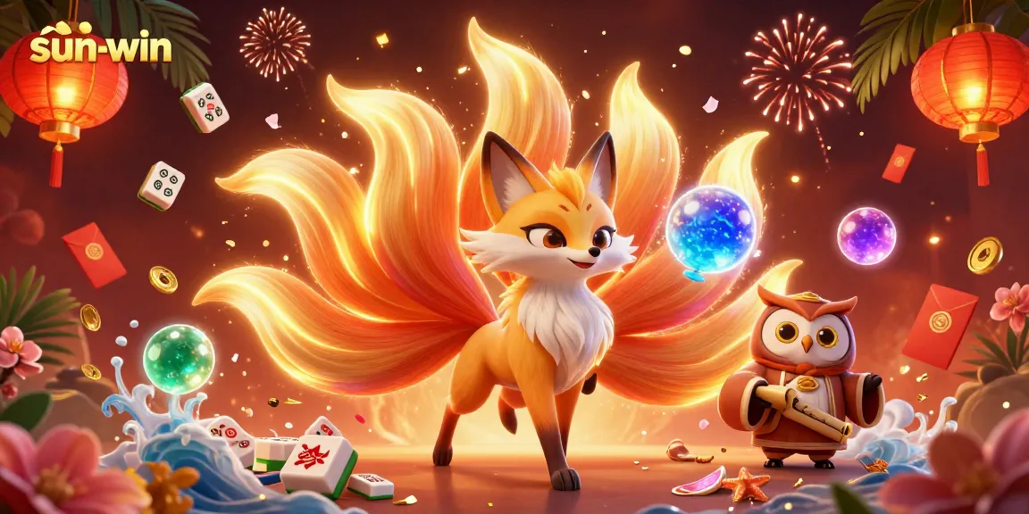 Experience thrilling moments at sun-win with lucky symbols and vibrant casino elements.