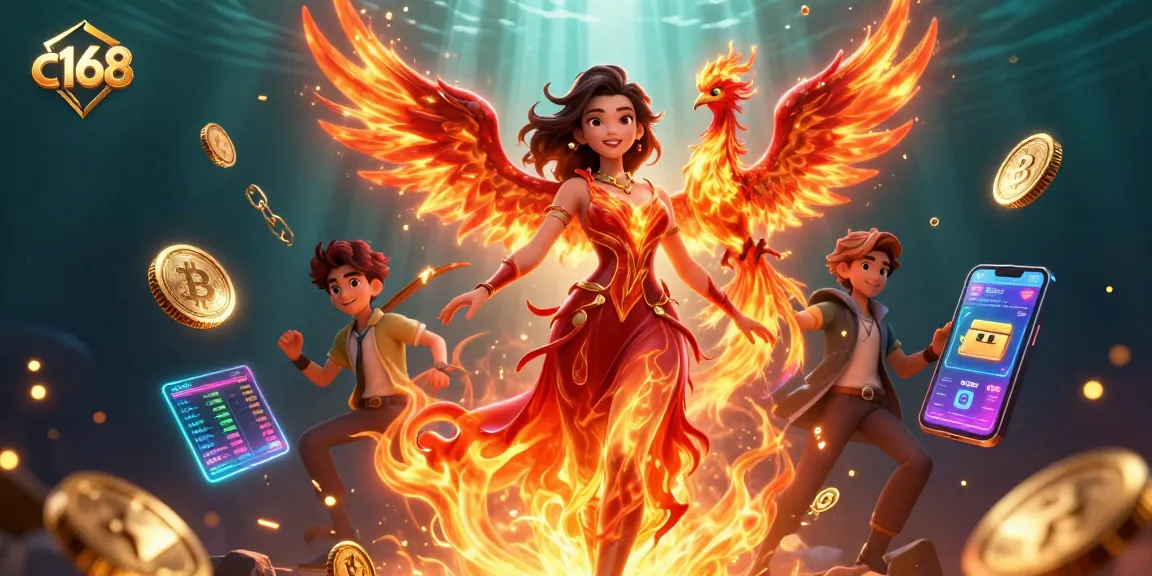 Experience exhilarating gameplay with c168's dynamic casino atmosphere and vibrant characters.