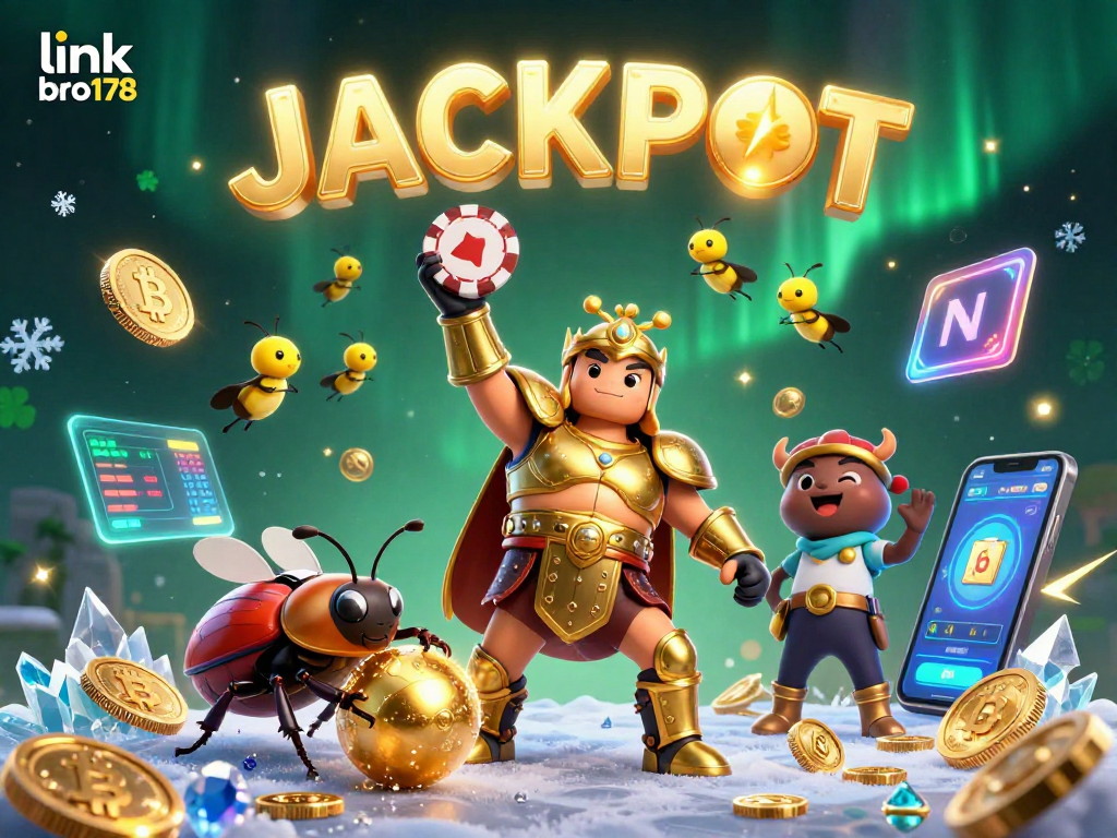 Menangkan jackpot dengan link bro178 saat hercules beetle mengangkat chip poker di kasino.