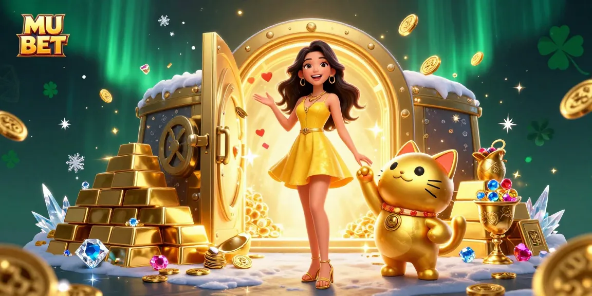 Win big with MU BET while enjoying a vibrant scene of gold and fortune!