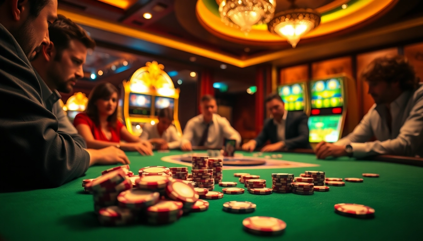 Experience the thrill of dinamit4d gaming with exciting poker action and vibrant casino visuals.