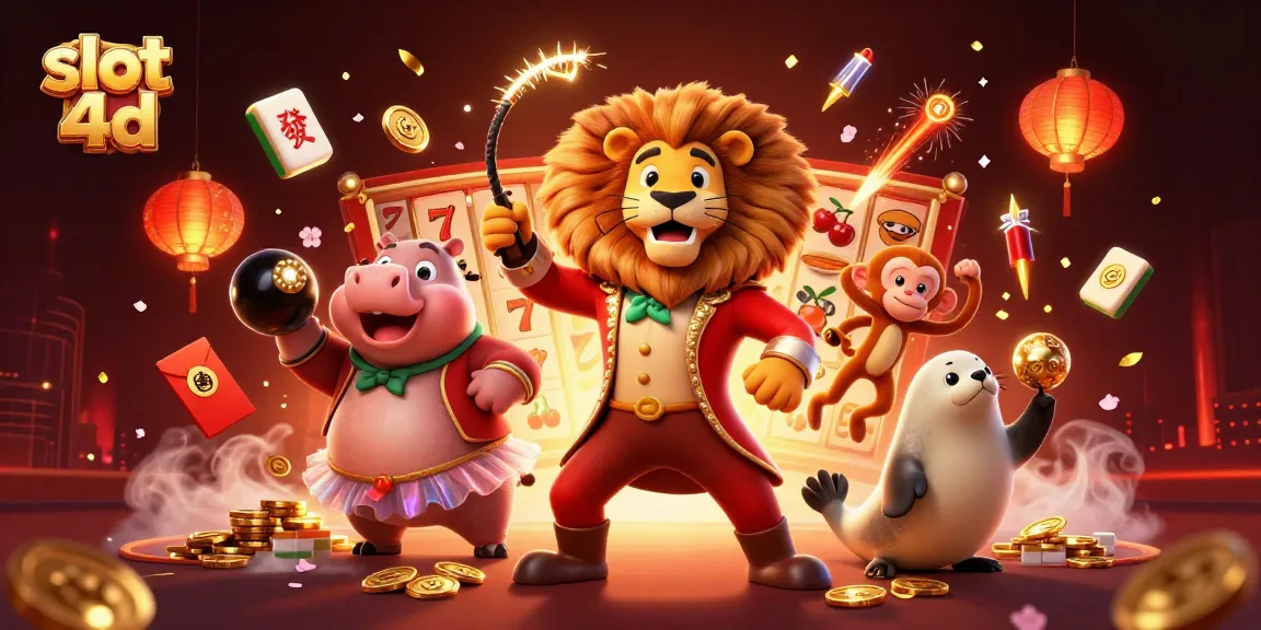 Engage with exciting slot 4d gameplay featuring lively characters and vibrant casino elements.