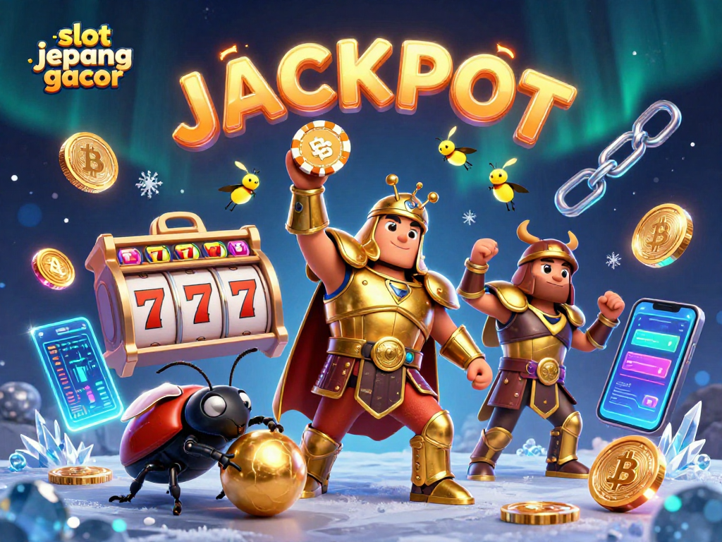 Engage with slot jepang gacor and experience a thrilling jackpot adventure in vibrant 3D.
