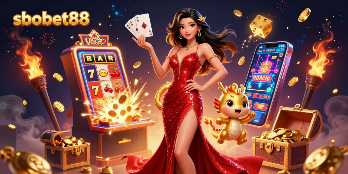 Engage with sbobet88 through thrilling casino games featuring dynamic characters and vivid illustrations.