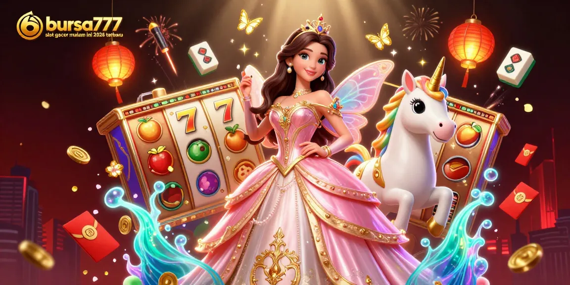 Play exciting slots at bursa777 slot gacor malam ini 2026 terbaru featuring vibrant characters and jackpot elements.
