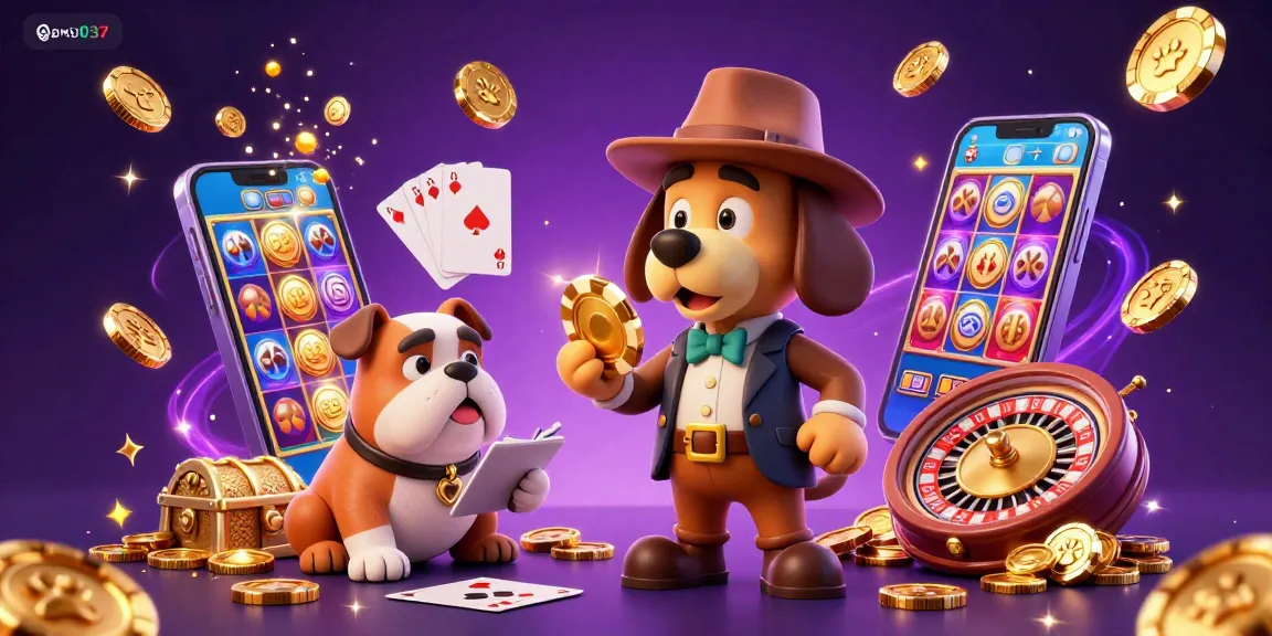 Engage with ดูหนัง037 and explore vibrant slot games with treasure clues in a dynamic casino scene.