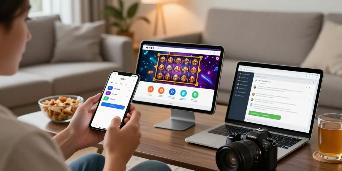 Exciting online gaming experience with slot7000 interface on mobile and tablet, showcasing QRIS deposit features.
