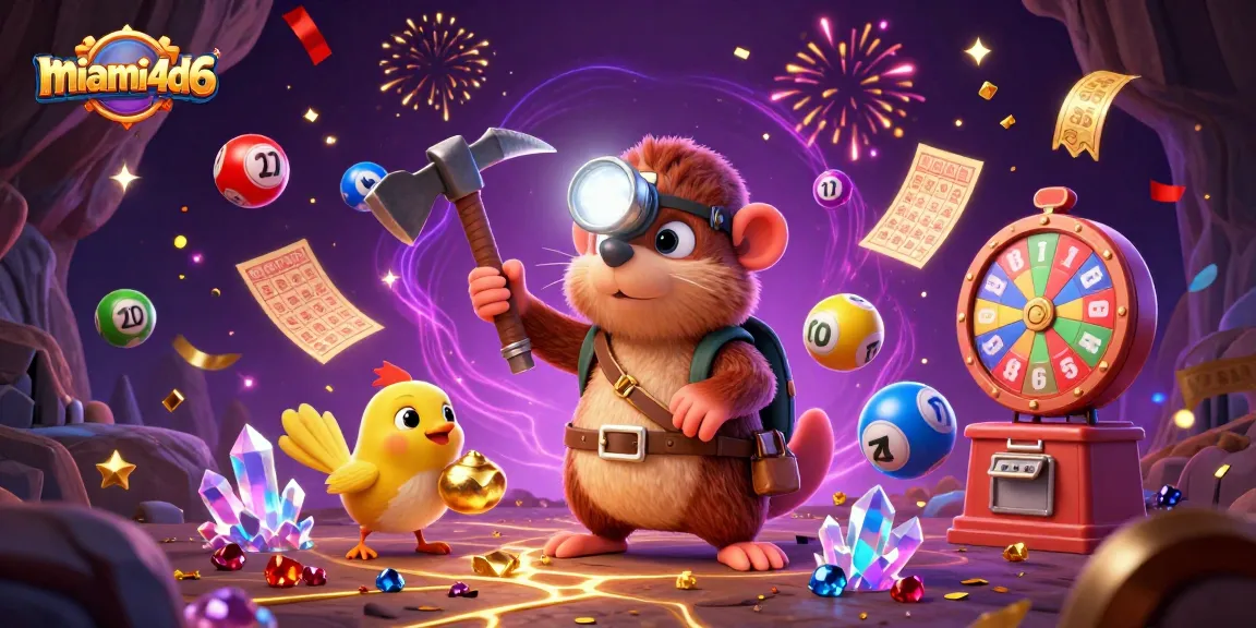 Engage with the vibrant vibe of miami4d6 as our treasure hunter mole and canary explore a dynamic gambling scene.