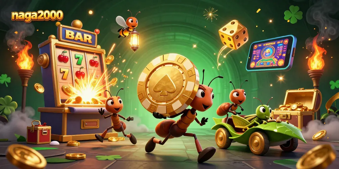 Slot NAGA2000 menampilkan karakter hewan lucu sedang beraksi dalam kebangkitan jackpot.