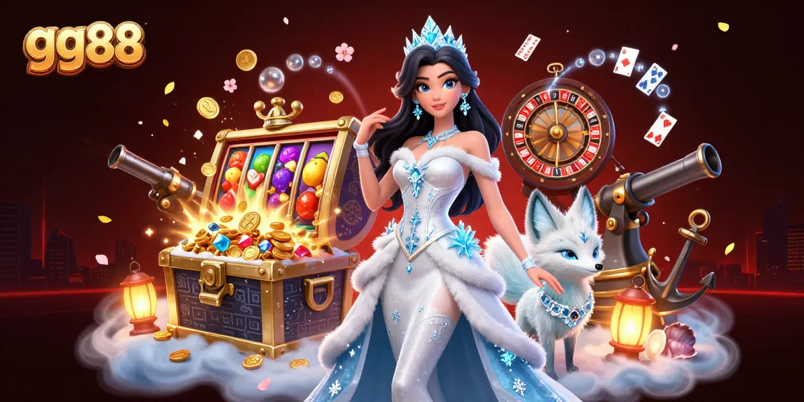 Experience the thrill of gg88 slots with vibrant 3D design and captivating gaming elements.