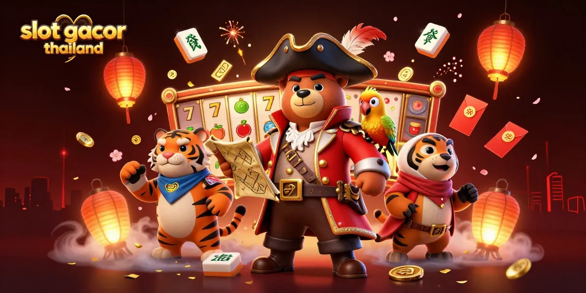 Experience the excitement of slot gacor thailand with vibrant characters and dynamic casino elements.