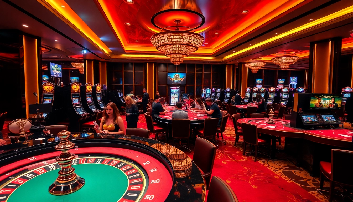 Experience thrilling excitement at Vin777 casino with vibrant gaming atmosphere