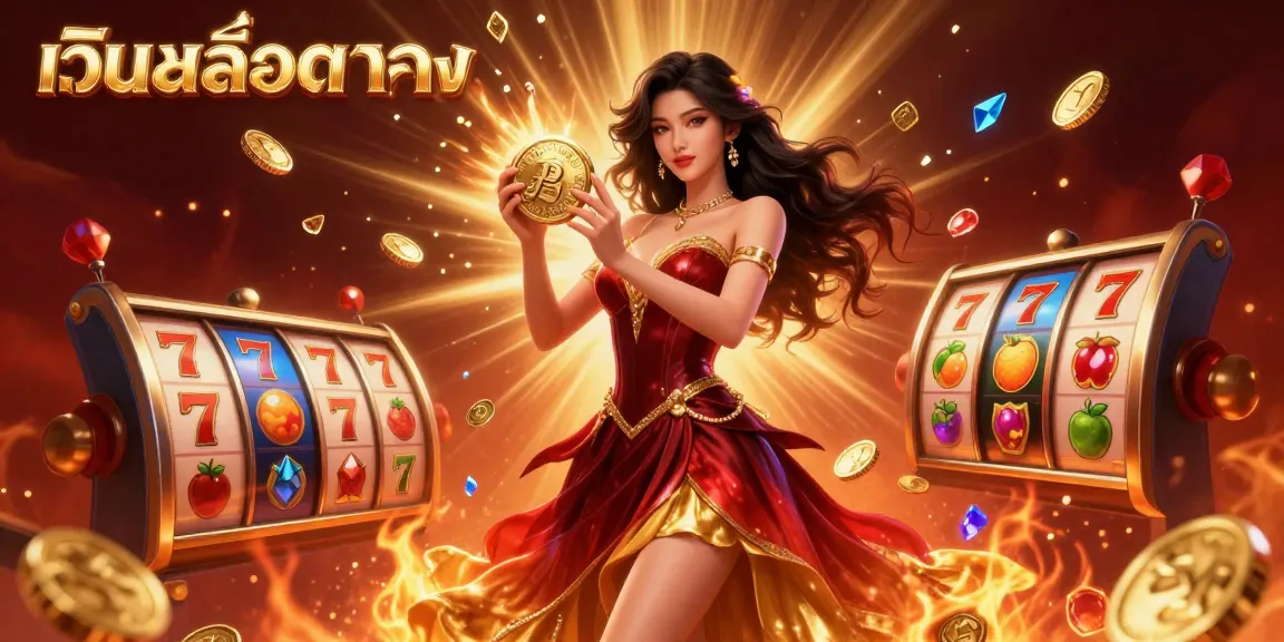 Experience thrilling jackpots and slot action with เว็บสล็อตตรง in a vibrant casino scene.
