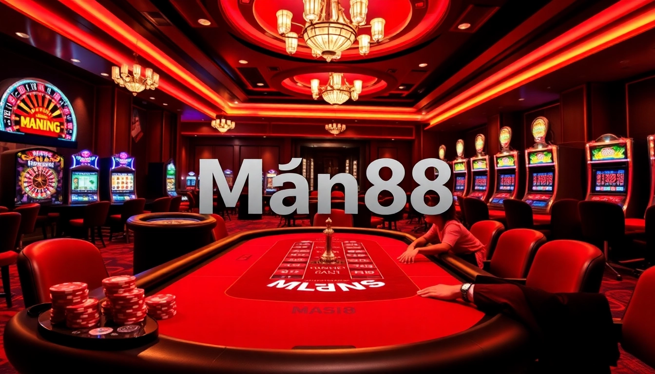 Experience the excitement at nhà cái Man88 with engaging slot games and professional casino settings.