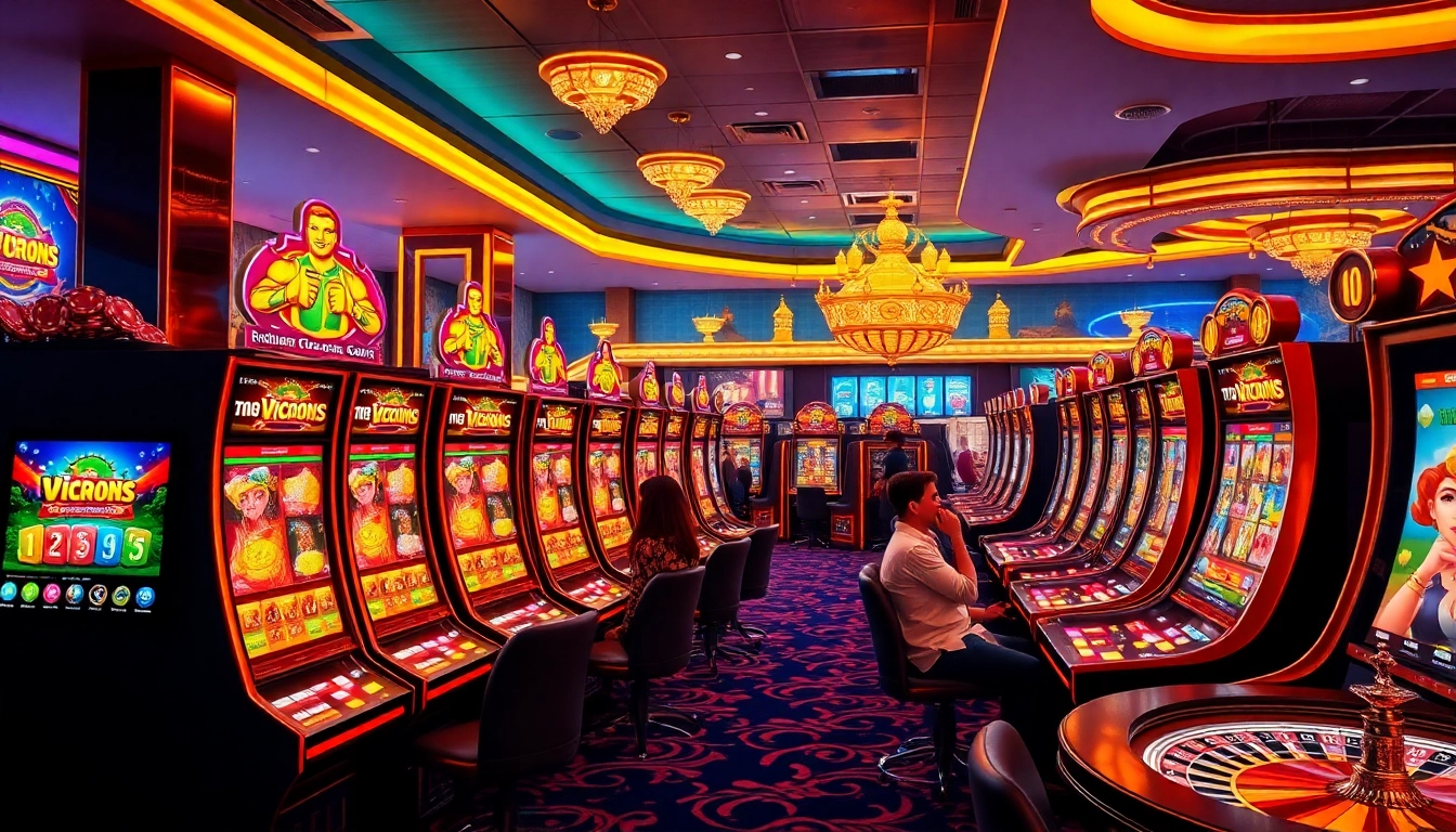 Experience the thrill of slot apiraja88 with vibrant casino visuals and gaming excitement.