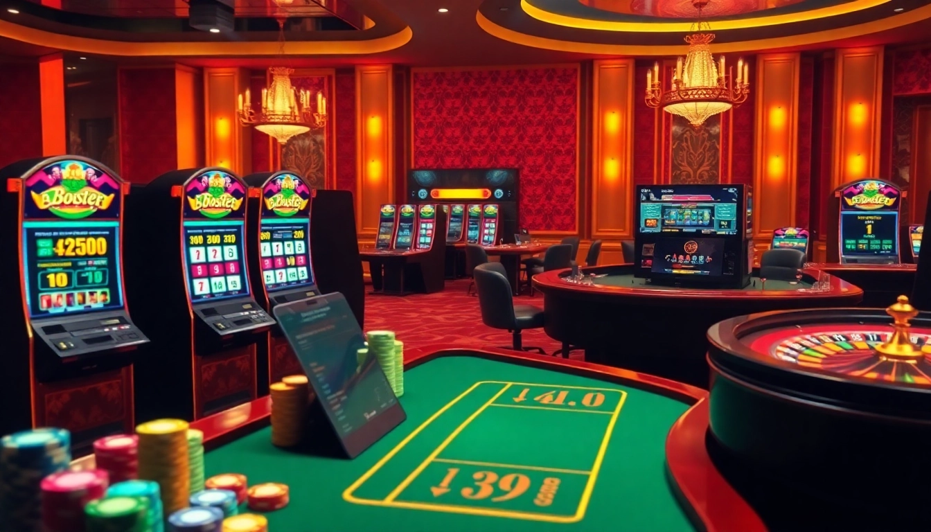 Experience the excitement of online gambling with boosterjp's vibrant casino atmosphere.