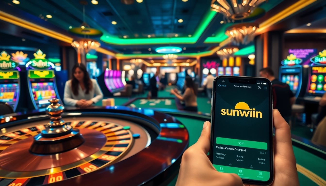 Experience the thrill of sunwin with vibrant slot machines and engaging casino gameplay.